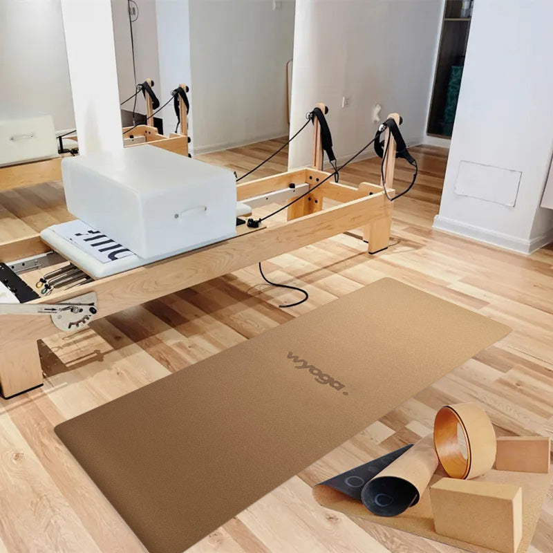 🌱 Nachhaltige Yogamatte Kork 183 x 61 cm