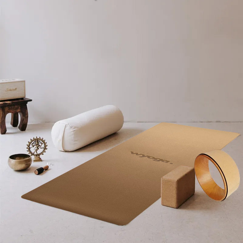 🌱 Nachhaltige Yogamatte Kork 183 x 61 cm