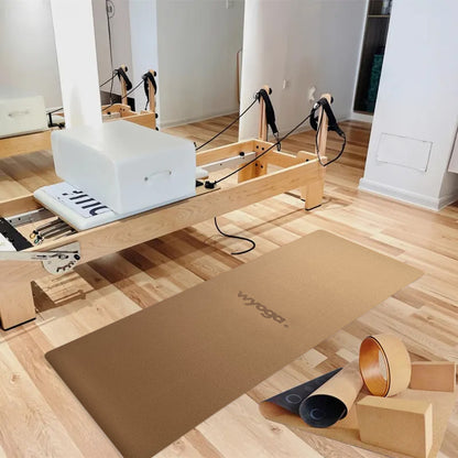 🌱 Nachhaltige Yogamatte Kork 183 x 61 cm