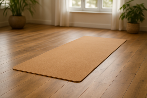 Yoga cork mat